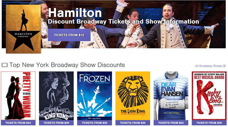 Broadway Shows NYC